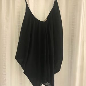 Black Flowy Tank top